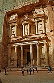 Petra - the impressive Khaznat al-Faroun known as the Treasury of the Pharaoh 